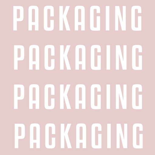 Packaging banner